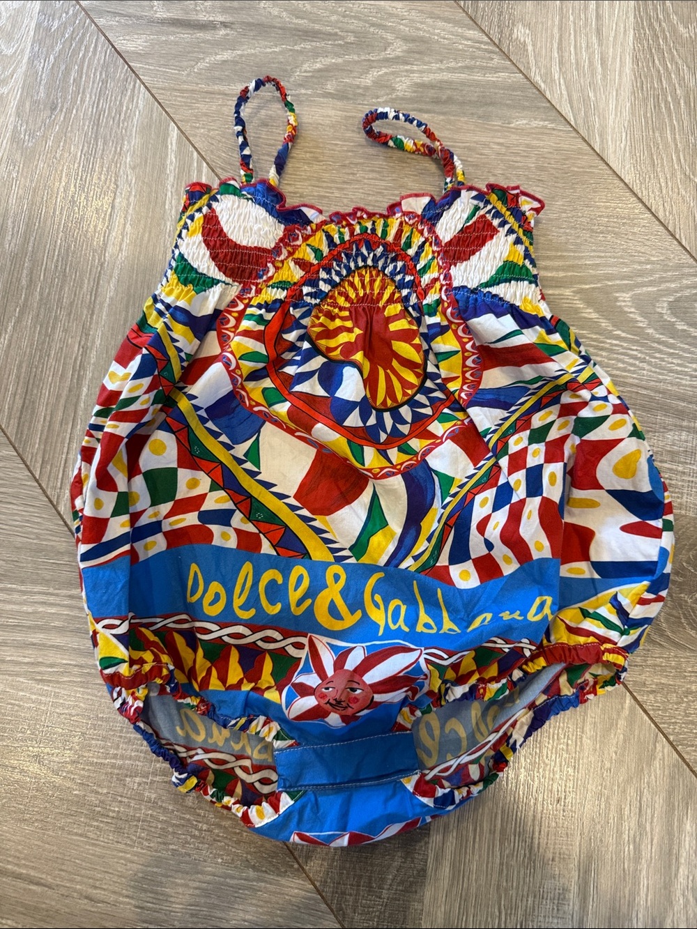 Dolce & Gabbana Multicolor Baby Romper